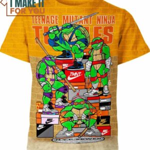 TMNT Teenage Mutant Ninja Turtles Nike Shirt, Unique Nike Graphic Tee for Men