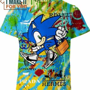 Sonic the Hedgehog Nike Rolex Louis Vuitton Shirt, Unique Nike Graphic Tee for Men Sonic the Hedgehog Nike Rolex Louis Vuitton Shirt, Unique Nike Graphic Tee for Men