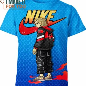 Manjiro Sano Mikey Cool Nike Louis Vuitton Tokyo Revengers Shirt, Unique Nike Graphic Tee for Men