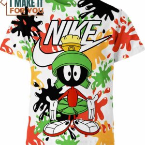 Marvin the Martian Nike Looney Tunes Shirt, Unique Nike Graphic Tee for Men