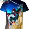 Miles Morales Nike Spider-Man Universe Marvel Comics Shirt, Unique Nike Graphic Tee for Men