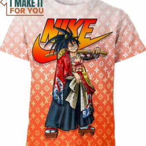 Monkey D. Luffy Nike Louis Vuitton One Piece Shirt, Unique Nike Graphic Tee for Men