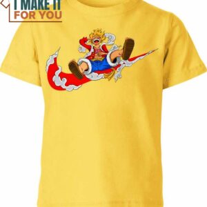 Monkey D. Luffy Nike One Piece Shirt, Unique Nike Graphic Tee for Men