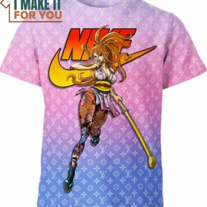 Nami Nike Louis Vuitton One Piece Shirt, Unique Nike Graphic Tee for Men