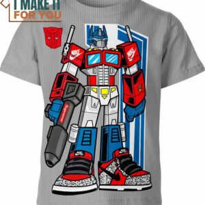 Optimus Prime Supreme Nike Transformers Shirt, Unique Nike Graphic Tee for Men