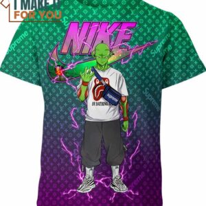 Piccolo Nike Louis Vuitton Dragon Ball Z Shirt, Unique Nike Graphic Tee for Men
