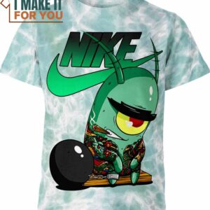 Plankton Nike SpongeBob SquarePants Shirt, Unique Nike Graphic Tee for Men