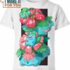 Bulbasaur Ivysaur Venusaur Pokemon Anime Shirt, Perfect Gift for Any Pokemon Lover