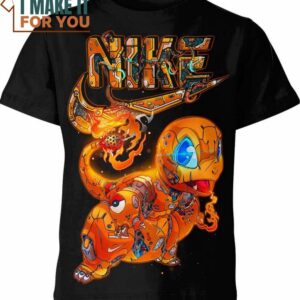 Charmander Nike Just Do It Pokemon Shirt, Perfect Gift for Any Pokemon Lover