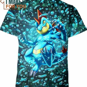 Feraligatr Pokemon Anime Shirt, Perfect Gift for Any Pokemon Lover