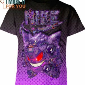 Gengar Nike Just Do It Louis Vuitton Supreme Pokemon Shirt, Perfect Gift for Any Pokemon Lover