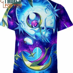 Lunala Pokemon Anime Shirt, Perfect Gift for Any Pokemon Lover