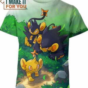 Luxio Luxray Shinx Pokemon Anime Shirt, Perfect Gift for Any Pokemon Lover