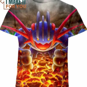 Mega Swampert Pokemon Anime Shirt, Perfect Gift for Any Pokemon Lover