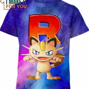 Meowth Pokemon Shirt, Perfect Gift for Any Pokemon Lover