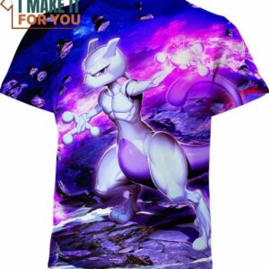 Mewtwo Pokemon Anime Shirt, Perfect Gift for Any Pokemon Lover