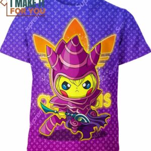 Pikachu X Dark Magician Adidas Pokemon Shirt, Perfect Gift for Any Pokemon Lover