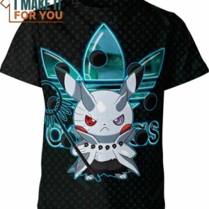 Pikachu X Obito Adidas Louis Vuitton Supreme Pokemon Shirt, Perfect Gift for Any Pokemon Lover
