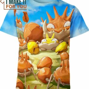 Shiny Krabby Pokemon Shirt, Perfect Gift for Any Pokemon Lover