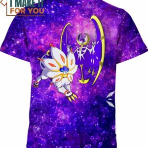 Solgaleo And Lunala Pokemon Anime Shirt, Perfect Gift for Any Pokemon Lover