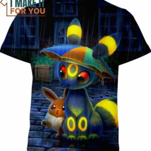 Umbreon Pokemon Anime Shirt, Perfect Gift for Any Pokemon Lover