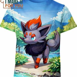 Zorua Pokemon Anime Shirt, Perfect Gift for Any Pokemon Lover