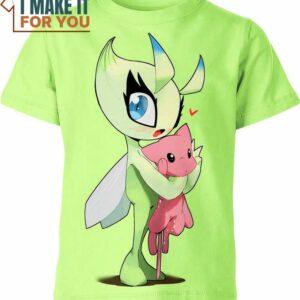 Celebi Pokemon Anime Shirt, Perfect Gift for Any Pokemon Lover