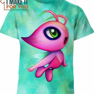 Celebi Pokemon Shirt, Perfect Gift for Any Pokemon Lover