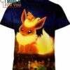 Flareon Pokemon Anime Shirt, Perfect Gift for Any Pokemon Lover