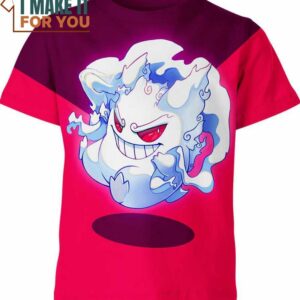 Gengar Gear 5 Pokemon Anime Shirt, Perfect Gift for Any Pokemon Lover