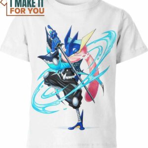 Greninja X Demon Slayer Pokemon Shirt, Perfect Gift for Any Pokemon Lover