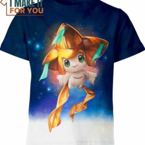 Jirachi Pokemon Anime Shirt, Perfect Gift for Any Pokemon Lover