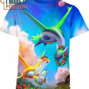 Latias Vs Latios Pokemon Anime Shirt, Perfect Gift for Any Pokemon Lover