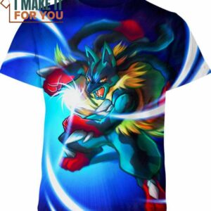 Lucario Pokemon Anime Shirt, Perfect Gift for Any Pokemon Lover