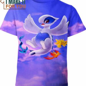 Lugia Pokemon Anime Shirt, Perfect Gift for Any Pokemon Lover
