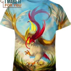 Mega Pidgeot Pokemon Anime Shirt, Perfect Gift for Any Pokemon Lover
