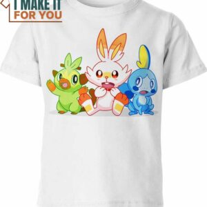 Pokemon Sword And Shield Anime Shirt, Perfect Gift for Any Pokemon Lover