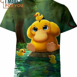 Psyduck Pokemon Anime Shirt, Perfect Gift for Any Pokemon Lover