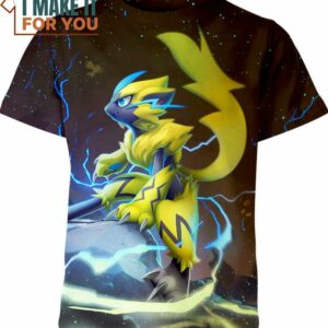 Zeraora Pokemon Anime Shirt, Perfect Gift for Any Pokemon Lover