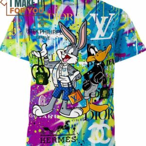 Bugs Bunny Daffy Duck Rolex Louis Vuitton Dior Looney Tunes Shirt, Perfect Looney Tunes Shirt for Your Style