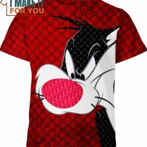 Sylvester Gucci Louis Vuitton Dior Looney Tunes Shirt, Perfect Looney Tunes Shirt for Your Style