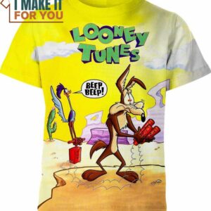 Wile E. Coyote Road Runner Looney Tunes Shirt, Perfect Looney Tunes Shirt for Your Style