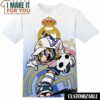 Football Real Madrid Super Mario T-Shirt, Football Shirts for Fans Who Want to Stand Out