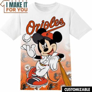 MLB Baltimore Orioles Disney Mickey T-Shirt, Perfect Gift for Any MLB Fan