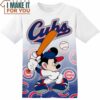 MLB Chicago Cubs Disney Mickey Player T-Shirt, Perfect Gift for Any MLB Fan