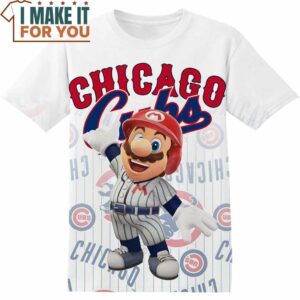 MLB Chicago Cubs Super Mario T-Shirt, Perfect Gift for Any MLB Fan