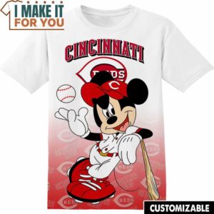 MLB Cincinnati Reds Mickey T-Shirt, Perfect Gift for Any MLB Fan