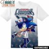 MLB Cleveland Guardians Sonic the Hedgehog T-Shirt, Perfect Gift for Any MLB Fan