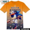 MLB Houston Astros Sonic the Hedgehog T-Shirt, Perfect Gift for Any MLB Fan