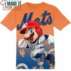 MLB New York Mets Super Mario T-Shirt, Perfect Gift for Any MLB Fan